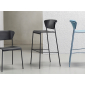 Стул барный пластиковый Scab Design Lisa Technopolymer сталь, технополимер антрацит Фото 6