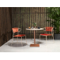 Кресло плетеное Scab Design Lisa Filo сталь, роуп тортора, оранжевый Фото 5
