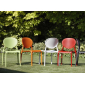 Комплект пластиковых стульев Scab Design Gio Set 2 стеклопластик оранжевый Фото 3