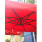 Зонт профессиональный THEUMBRELA SEMSIYE EVI Banana алюминий, олефин красный Фото 7