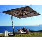 Зонт профессиональный Fim Capri ламинированная древесина, алюминий, акрил коричневый, графит Фото 1