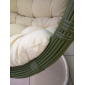 Кресло плетеное подвесное JOYGARDEN Bamboo алюминий, сталь, искусственный ротанг зеленый Фото 4