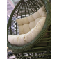 Кресло плетеное подвесное JOYGARDEN Bamboo алюминий, сталь, искусственный ротанг зеленый Фото 3