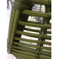 Кресло плетеное подвесное JOYGARDEN Bamboo алюминий, сталь, искусственный ротанг зеленый Фото 8