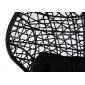 Кресло плетеное подвесное JOYGARDEN Cand Black алюминий, искусственный ротанг черный Фото 11