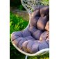 Кресло плетеное подвесное JOYGARDEN Cand Vanilla алюминий, искусственный ротанг ваниль Фото 4