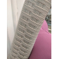 Кресло плетеное подвесное JOYGARDEN Leaf алюминий, искусственный ротанг белый Фото 7