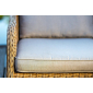Кресло плетеное с подушкой JOYGARDEN Olivia алюминий, искусственный ротанг светло-коричневый Фото 6