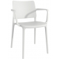 Кресло пластиковое PAPATYA Joy-K стеклопластик белый Фото 1