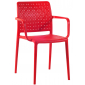 Кресло пластиковое PAPATYA Fame-K стеклопластик красный Фото 1