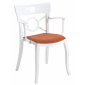 Кресло пластиковое с обивкой PAPATYA Opera-K Soft стеклопластик, поликарбонат, ткань Фото 4