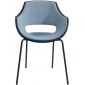 Кресло пластиковое с обивкой PAPATYA Opal-ML Pro Soft сталь, стеклопластик, ткань Фото 5