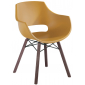Кресло пластиковое PAPATYA Opal Wox Pro Iroko ироко, стеклопластик натуральный, темно-желтый Фото 1