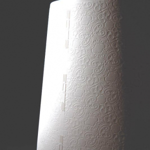 Торшер пластиковый SLIDE Ali Baba Wood Lighting бук, полиэтилен белый Фото 6