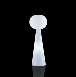 Торшер пластиковый уличный SLIDE Pivot Molly Lighting OUT полиэтилен белый Фото 4