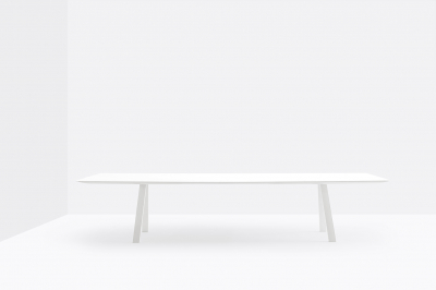 Стол ламинированный PEDRALI Arki-Table Compact сталь, алюминий, компакт-ламинат HPL белый Фото 4