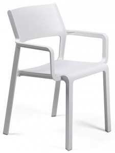 Кресло пластиковое Nardi Trill Armchair стеклопластик белый Фото 1