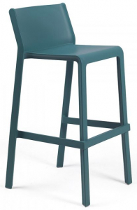 Стул пластиковый барный Nardi Trill Stool стеклопластик бирюзовый Фото 1