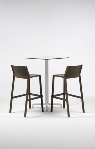 Стул пластиковый барный Nardi Trill Stool стеклопластик табак Фото 5