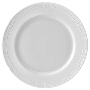Тарелка фарфоровая плоская Ancap Accademia фарфор белый Фото 1