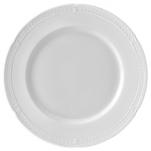 Тарелка фарфоровая плоская Ancap Accademia фарфор белый Фото 1