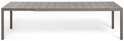 Стол металлический раздвижной Nardi Rio Alu 210 Extensibile  алюминий тортора Фото 1