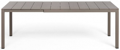 Стол металлический раздвижной Nardi Rio Alu 140 Extensibile  алюминий тортора Фото 1