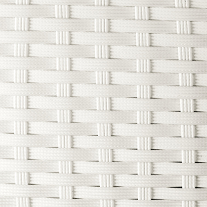 Кресло плетеное с подушкой Grattoni GS 909 алюминий, искусственный ротанг, ткань белый, серый Фото 3