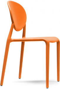 Стул пластиковый Scab Design Gio стеклопластик оранжевый Фото 1