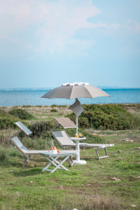 Зонт профессиональный CiCCAR Flyer алюминий, пляжный акрил бирюзовый Фото 3