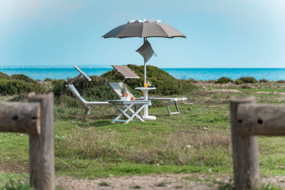 Зонт профессиональный CiCCAR Flyer алюминий, пляжный акрил бирюзовый Фото 1
