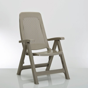 Кресло пластиковое складное SCAB GIARDINO Elegant Armchair пластик тортора Фото 2