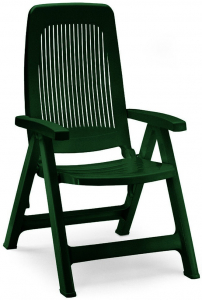 Кресло пластиковое складное SCAB GIARDINO Elegant Armchair пластик зеленый Фото 1