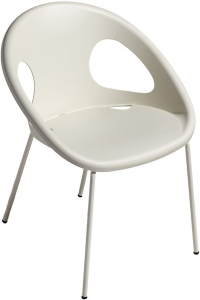 Кресло пластиковое Scab Design Drop 4 legs сталь, технополимер лен Фото 1