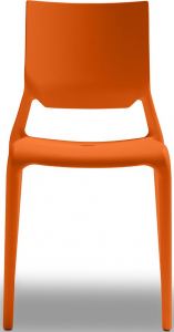 Стул пластиковый Scab Design Sirio стеклопластик оранжевый Фото 1