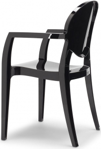 Кресло пластиковое Scab Design Igloo поликарбонат черный Фото 1