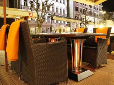 Подстолье-обогреватель Heating Table Resto нержавеющая сталь Фото 5