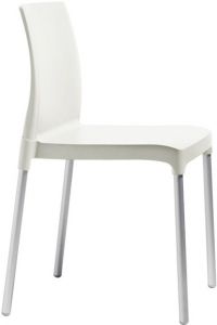 Стул пластиковый Scab Design Chloe Chair Mon Amour анодированный алюминий, технополимер лен Фото 1