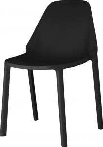 Стул пластиковый Scab Design Piu стеклопластик антрацит Фото 1