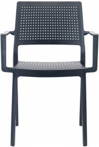 Кресло пластиковое Scab Design Emi стеклопластик антрацит Фото 1