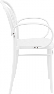 Кресло пластиковое Siesta Contract Marcel XL стеклопластик белый Фото 6