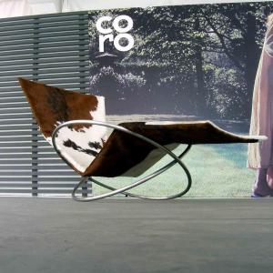 Шезлонг металлический CORO Loop сталь, текстилен Фото 14