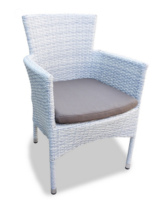 Комплект плетеной мебели JOYGARDEN Aroma алюминий, искусственный ротанг светло-серый Фото 7