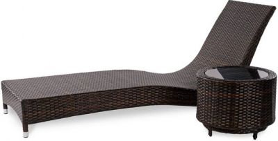 Комплект плетеной мебели JOYGARDEN Valencia алюминий, искусственный ротанг темно-коричневый Фото 1