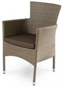 Комплект плетеной мебели JOYGARDEN Sunstone алюминий, искусственный ротанг светло-коричневый Фото 4