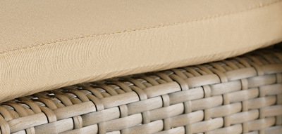 Стул плетеный с подушкой JOYGARDEN Rome алюминий, искусственный ротанг светло-коричневый Фото 10