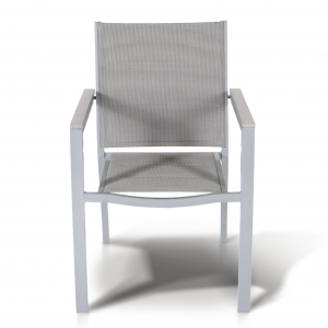 Кресло текстиленовое 4SIS Овьедо алюминий, текстилен серый Фото 3