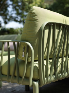Диван пластиковый с подушками Nardi Komodo 2 стеклопластик, Sunbrella агава, авокадо Фото 5