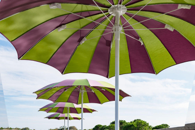 Зонт пляжный профессиональный Crema Pegaso алюминий, акрил Фото 6