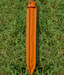 Крепление для установки зонта в грунт Magnani Agojet пластик оранжевый Фото 1